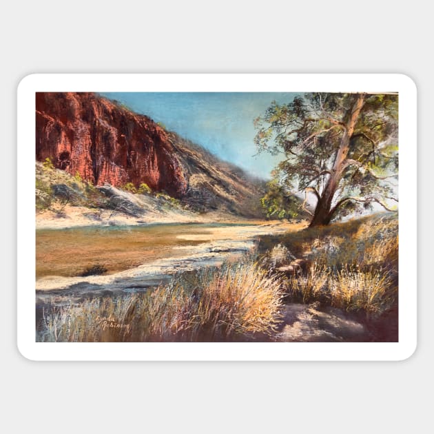 ‘Tjoritja - Glen Helen’ (West MacDonnell National Park). Sticker by Lyndarob